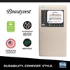 image:imageBeautyrest Beginnings Sleepy Whispers Ultra Deluxe 2in1 Innerspring Crib and Toddler Mattress  Waterproof  GREENGUARD Gold Certified NaturalNonToxicMattress Only