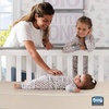 image:imageBeautyrest Beginnings Sleepy Whispers Ultra Deluxe 2in1 Innerspring Crib and Toddler Mattress  Waterproof  GREENGUARD Gold Certified NaturalNonToxicMattress Only