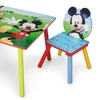 image:imageDelta Children  Disney Minnie Mouse Kids Table and Chair Set 3 Piece Set 2 Chairs Included  Ideal for Arts amp Crafts Snack Time Homework amp More PinkMickey Mouse