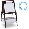 image:imageDelta Children  Minnie Mouse Activity Easel with Storage  Greenguard Gold CertifiedDark Chocolate