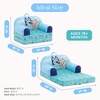 image:imageDelta Children  PAW Patrol Cozee Buddy FlipOut Kids Chair  Greenguard Gold Certified BlueBlue