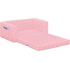 image:imageDelta Children  Serta Perfect Sleeper Kids 2Seater Sofa Convertible 2in1 Flip Open Toddler Couch Sleeper Foam Chair for Playroom amp Bedroom Bed Lounger Comfy Play Sleeping Lounge Chair GreyPink