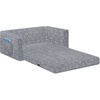 image:imageDelta Children  Serta Perfect Sleeper Kids 2Seater Sofa Convertible 2in1 Flip Open Toddler Couch Sleeper Foam Chair for Playroom amp Bedroom Bed Lounger Comfy Play Sleeping Lounge Chair GreyGrey