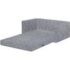 image:imageDelta Children  Serta Perfect Sleeper Kids 2Seater Sofa Convertible 2in1 Flip Open Toddler Couch Sleeper Foam Chair for Playroom amp Bedroom Bed Lounger Comfy Play Sleeping Lounge Chair GreyGrey