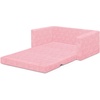 image:imageDelta Children  Serta Perfect Sleeper Kids 2Seater Sofa Convertible 2in1 Flip Open Toddler Couch Sleeper Foam Chair for Playroom amp Bedroom Bed Lounger Comfy Play Sleeping Lounge Chair GreyPink
