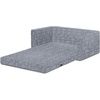 image:imageDelta Children  Serta Perfect Sleeper Kids 2Seater Sofa Convertible 2in1 Flip Open Toddler Couch Sleeper Foam Chair for Playroom amp Bedroom Bed Lounger Comfy Play Sleeping Lounge Chair GreyGrey