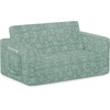 image:imageDelta Children  Serta Perfect Sleeper Kids 2Seater Sofa Convertible 2in1 Flip Open Toddler Couch Sleeper Foam Chair for Playroom amp Bedroom Bed Lounger Comfy Play Sleeping Lounge Chair GreySage