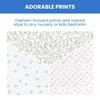 image:imageDelta Children 100 Cotton Flannel Baby Receiving Blankets for Girls and Boys  30x30 Inches Pack of 4 Pink FloralPink Floral