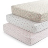 image:imageDelta Children 100 Cotton Flannel Baby Receiving Blankets for Girls and Boys  30x30 Inches Pack of 4 Pink FloralPink Floral