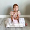 image:imageDelta Children 100 Cotton Flannel Baby Receiving Blankets for Girls and Boys  30x30 Inches Pack of 4 Pink FloralPink Floral