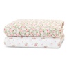 image:imageDelta Children 100 Cotton Flannel Baby Receiving Blankets for Girls and Boys  30x30 Inches Pack of 4 Pink FloralPink Floral