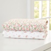 image:imageDelta Children 100 Cotton Flannel Baby Receiving Blankets for Girls and Boys  30x30 Inches Pack of 4 Pink FloralPink Floral