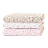 image:imageDelta Children 100 Cotton Flannel Baby Receiving Blankets for Girls and Boys  30x30 Inches Pack of 4 Pink FloralPink Floral