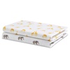 image:imageDelta Children 100 Cotton Flannel Baby Receiving Blankets for Girls and Boys  30x30 Inches Pack of 4 Pink FloralSafari Friends