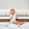image:imageDelta Children 100 Cotton Flannel Baby Receiving Blankets for Girls and Boys  30x30 Inches Pack of 4 Pink FloralSafari Friends