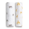 image:imageDelta Children 100 Cotton Flannel Baby Receiving Blankets for Girls and Boys  30x30 Inches Pack of 4 Pink FloralSafari Friends