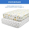 image:imageDelta Children 100 Cotton Flannel Baby Receiving Blankets for Girls and Boys  30x30 Inches Pack of 4 Pink FloralSafari Friends