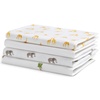image:imageDelta Children 100 Cotton Flannel Baby Receiving Blankets for Girls and Boys  30x30 Inches Pack of 4 Pink FloralSafari Friends