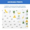 image:imageDelta Children 100 Cotton Flannel Baby Receiving Blankets for Girls and Boys  30x30 Inches Pack of 4 Pink FloralSafari Friends