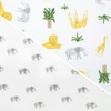 image:imageDelta Children 100 Cotton Flannel Baby Receiving Blankets for Girls and Boys  30x30 Inches Pack of 4 Pink FloralSafari Friends