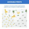 image:imageDelta Children 100 Cotton Flannel Baby Receiving Blankets for Girls and Boys  30x30 Inches Pack of 4 Pink FloralSafari Friends