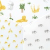 image:imageDelta Children 100 Cotton Flannel Baby Receiving Blankets for Girls and Boys  30x30 Inches Pack of 4 Pink FloralSafari Friends