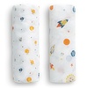 image:imageDelta Children 100 Cotton Flannel Baby Receiving Blankets for Girls and Boys  30x30 Inches Pack of 4 Pink FloralSpace Exploration