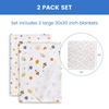 image:imageDelta Children 100 Cotton Flannel Baby Receiving Blankets for Girls and Boys  30x30 Inches Pack of 4 Pink FloralSpace Exploration