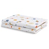 image:imageDelta Children 100 Cotton Flannel Baby Receiving Blankets for Girls and Boys  30x30 Inches Pack of 4 Pink FloralSpace Exploration