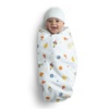 image:imageDelta Children 100 Cotton Flannel Baby Receiving Blankets for Girls and Boys  30x30 Inches Pack of 4 Pink FloralSpace Exploration