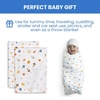 image:imageDelta Children 100 Cotton Flannel Baby Receiving Blankets for Girls and Boys  30x30 Inches Pack of 4 Pink FloralSpace Exploration