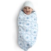 image:imageDelta Children 100 Cotton Muslin Baby Receiving Blankets for Girls and Boys  47x47 Inches Pack of 2 Sea LifeBlue Botanicals