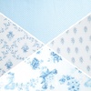 image:imageDelta Children 100 Cotton Muslin Baby Receiving Blankets for Girls and Boys  47x47 Inches Pack of 2 Sea LifeBlue Botanicals