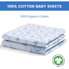 image:imageDelta Children 100 Cotton Muslin Baby Receiving Blankets for Girls and Boys  47x47 Inches Pack of 2 Sea LifeBlue Botanicals