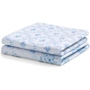 image:imageDelta Children 100 Cotton Muslin Baby Receiving Blankets for Girls and Boys  47x47 Inches Pack of 2 Sea LifeBlue Botanicals