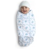 image:imageDelta Children 100 Cotton Muslin Baby Receiving Blankets for Girls and Boys  47x47 Inches Pack of 2 Sea LifeBlue Botanicals
