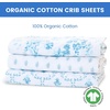 image:imageDelta Children 100 Cotton Muslin Baby Receiving Blankets for Girls and Boys  47x47 Inches Pack of 2 Sea LifeBlue Botanicals