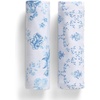 image:imageDelta Children 100 Cotton Muslin Baby Receiving Blankets for Girls and Boys  47x47 Inches Pack of 2 Sea LifeBlue Botanicals