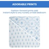 image:imageDelta Children 100 Cotton Muslin Baby Receiving Blankets for Girls and Boys  47x47 Inches Pack of 2 Sea LifeBlue Botanicals