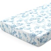 image:imageDelta Children 100 Cotton Muslin Baby Receiving Blankets for Girls and Boys  47x47 Inches Pack of 2 Sea LifeBlue Botanicals