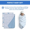 image:imageDelta Children 100 Cotton Muslin Baby Receiving Blankets for Girls and Boys  47x47 Inches Pack of 2 Sea LifeBlue Botanicals