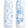 image:imageDelta Children 100 Cotton Muslin Baby Receiving Blankets for Girls and Boys  47x47 Inches Pack of 2 Sea LifeBlue Botanicals