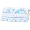 image:imageDelta Children 100 Cotton Muslin Baby Receiving Blankets for Girls and Boys  47x47 Inches Pack of 2 Sea LifeBlue Botanicals