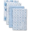 image:imageDelta Children 100 Cotton Muslin Baby Receiving Blankets for Girls and Boys  47x47 Inches Pack of 2 Sea LifeBlue Botanicals