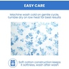 image:imageDelta Children 100 Cotton Muslin Baby Receiving Blankets for Girls and Boys  47x47 Inches Pack of 2 Sea LifeBlue Botanicals
