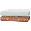 image:imageDelta Children 100 Cotton Muslin Baby Receiving Blankets for Girls and Boys  47x47 Inches Pack of 2 Sea LifeNeutral Boho