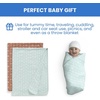image:imageDelta Children 100 Cotton Muslin Baby Receiving Blankets for Girls and Boys  47x47 Inches Pack of 2 Sea LifeNeutral Boho