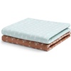 image:imageDelta Children 100 Cotton Muslin Baby Receiving Blankets for Girls and Boys  47x47 Inches Pack of 2 Sea LifeNeutral Boho