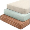 image:imageDelta Children 100 Cotton Muslin Baby Receiving Blankets for Girls and Boys  47x47 Inches Pack of 2 Sea LifeNeutral Boho