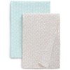 image:imageDelta Children 100 Cotton Muslin Baby Receiving Blankets for Girls and Boys  47x47 Inches Pack of 2 Sea LifeNeutral Boho